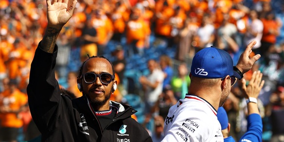 F1 Gp Olanda, Hamilton: "Red Bull più veloce, ma mi sono divertito"