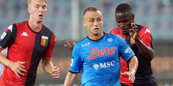 Napoli, per Lobotka elongazione al bicipite femorale