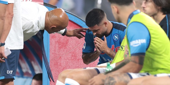 Napoli, per Insigne trauma contusivo al ginocchio destro