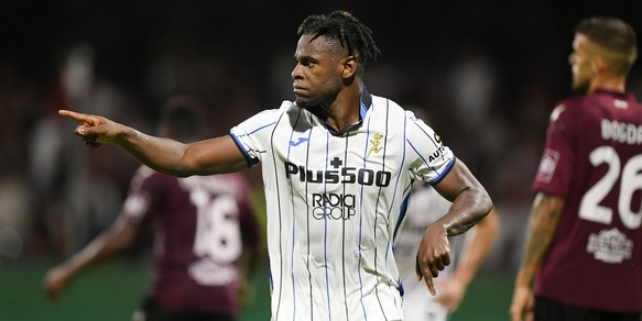 Salernitana-Atalanta 0-1: decide un gol di Zapata al 75'