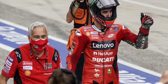MotoGp, Bagnaia trionfa: "Vedevo Quartararo recuperare, ho sofferto"