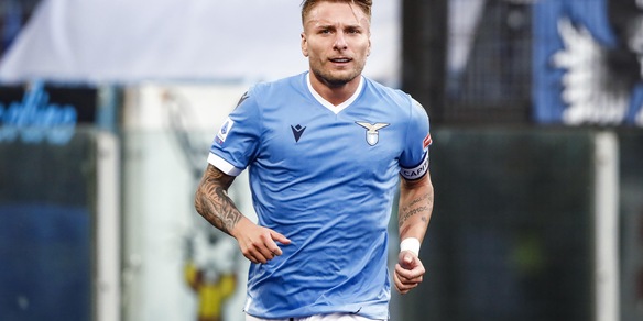 Lazio, problema al flessore per Immobile