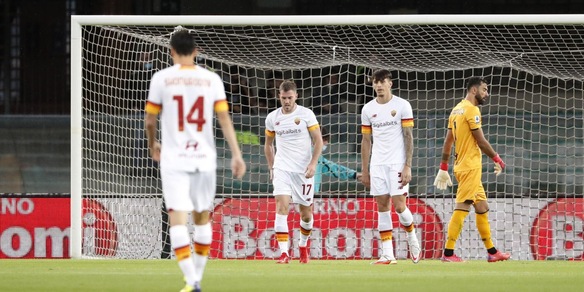 Verona-Roma 3-2: Pellegrini di tacco non basta, Faraoni beffa Mourinho