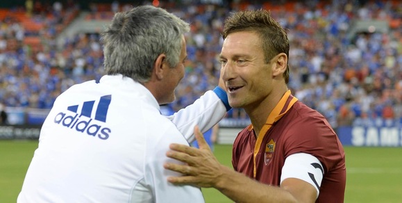Totti allenato da Mourinho? Ai livelli di Cristiano Ronaldo