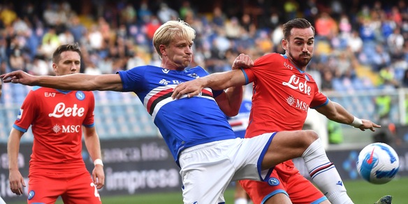 Sampdoria-Napoli 0-4: tabellino, statistiche e marcatori