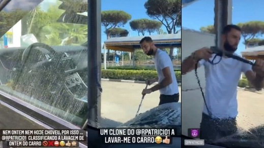 Rui Patricio, c'è un "clone al car wash": lo spettacolo all'autolavaggio è tutto tranne che sexy!