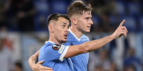 Lazio-Lokomotiv Mosca 2-0: Basic e Patric, primi gol europei per Sarri