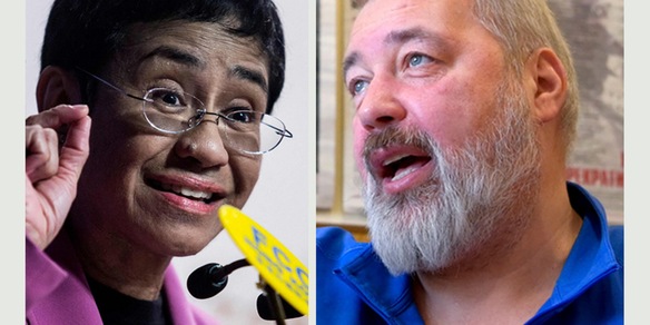 Nobel per la pace 2021: chi sono i due giornalisti vincitori