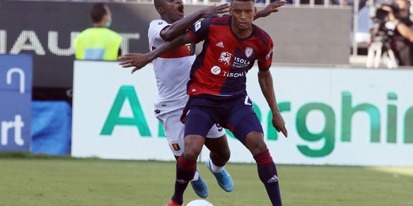 Il Cagliari a sinistra ha la freccia Dalbert