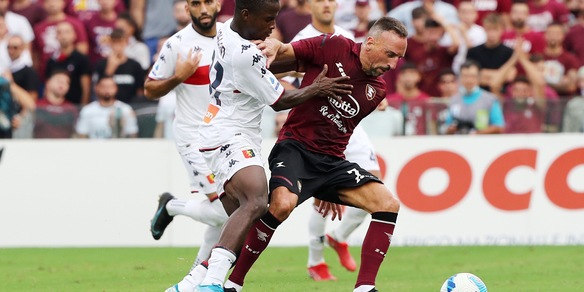 Salernitana: Ribery a parte, per Bonazzoli solo terapie