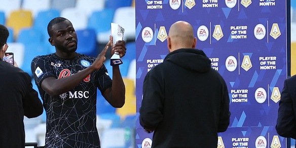 Koulibaly, MVP di settembre: premiato prima di Napoli-Torino