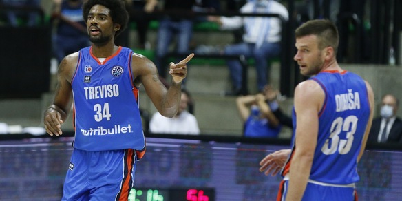 Champions League, Treviso vince ancora: 92-77 all'Aek Atene