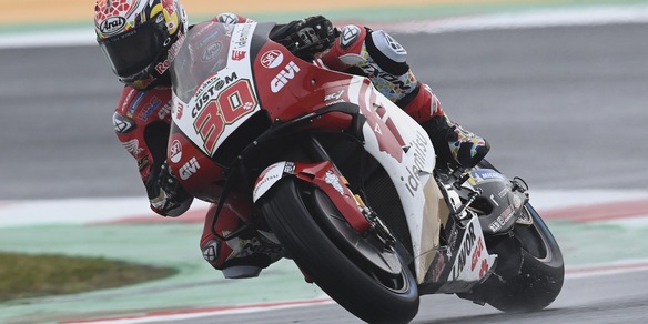 MotoGp, Gp Emilia Romagna: Nakagami in testa nel warm-up, Rossi 20°