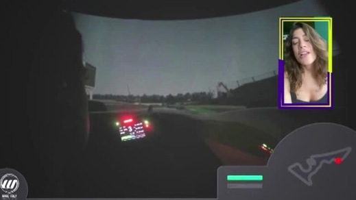 W Series, un giro ad Austin con Vicky Piria e David Coulthard