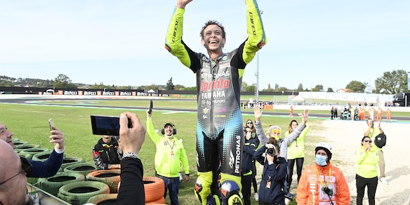 MotoGp, Graziano Rossi: "Ho visto la gara di Misano con il magone"