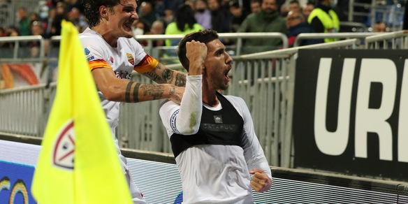 Roma, dalla paura alla gioia: magia di Pellegrini, Cagliari ko