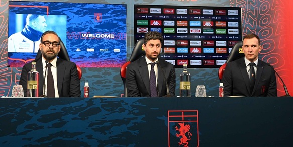 Genoa, presentato Shevchenko: "I tifosi saranno la nostra forza"
