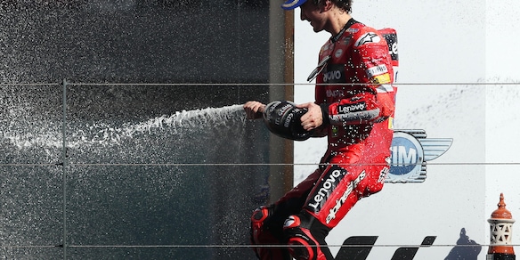 MotoGp, Bagnaia: "Ho avuto la fortuna di essere in MotoGp con Valentino"