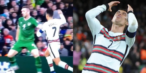 Cristiano Ronaldo furibondo in campo: Duffy lo umilia così