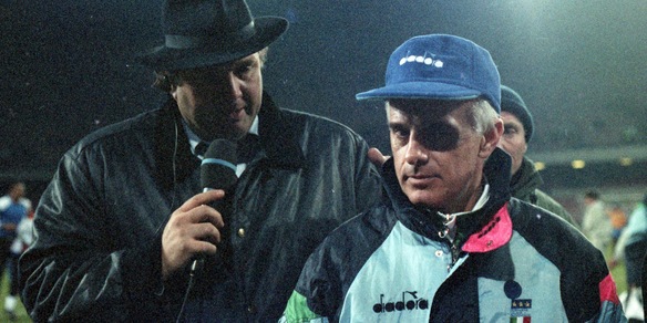 Italia-Svizzera nel ricordo di Galeazzi: annuncio e foto sui maxi schermi