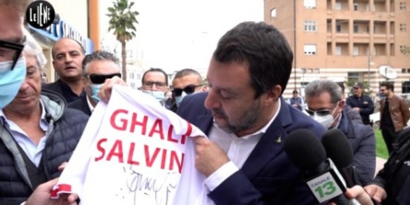 Salvini e Ghali: è pace fatta dopo la bagarre di San Siro
