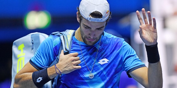 Berrettini si ritira dalle Atp Finals: contro Hurkacz va Sinner