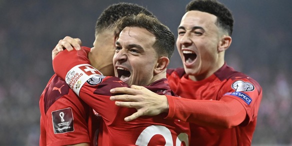 La Svizzera vola ai Mondiali. Abraham in gol nella goleada dell'Inghilterra