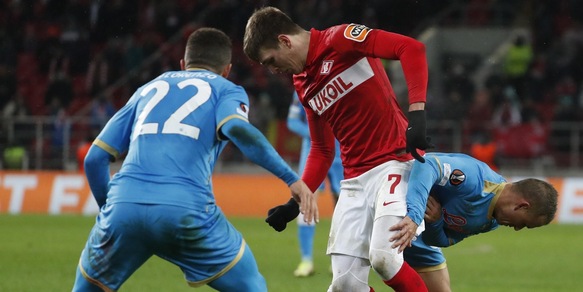 Spartak Mosca-Napoli 2-1: Spalletti cade ancora, si decide tutto con il Leicester