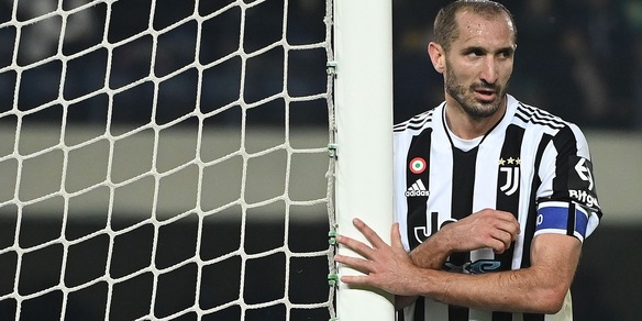 Juve, con l'Atalanta rientra Chiellini