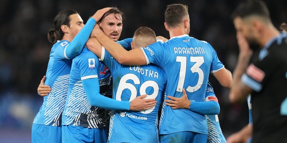 Napoli-Lazio 4-0: tabellino, statistiche e marcatori
