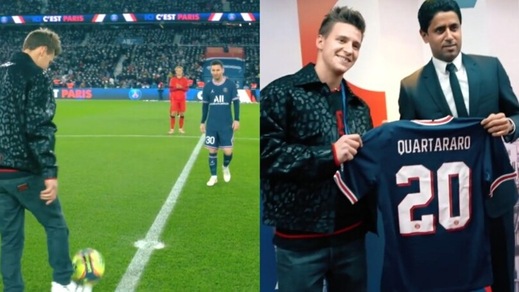 MotoGP: Quartararo in campo con Messi, Donnarumma e Mbappé