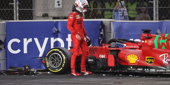 F1, Leclerc dopo l'incidente: "Farò di tutto per ripagare la Ferrari"