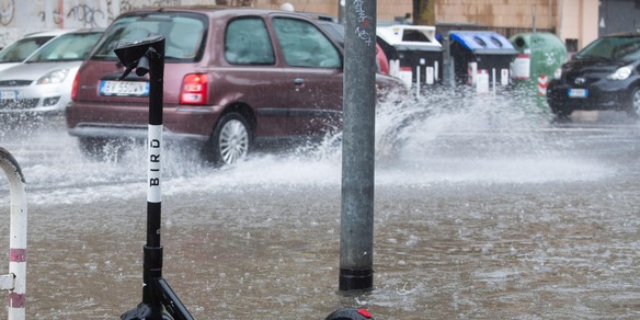 Allerta meteo per l'8 dicembre: piogge e venti forti anche nel Lazio