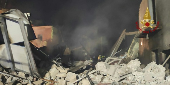 Ravanusa, esplode tubo del metanodotto: palazzine distrutte, morti e dispersi