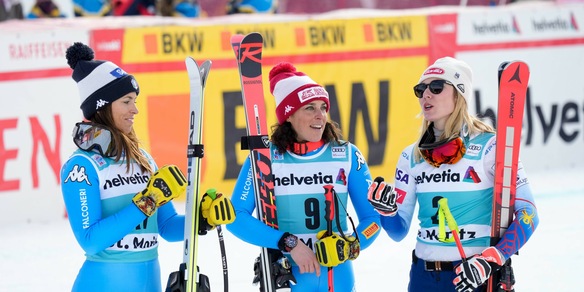 Brignone supera la Compagnoni: "Un onore". E la Curtoni: "Che cuore"