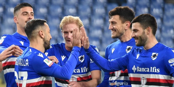 Sampdoria-Torino 2-1: D'Aversa agli ottavi contro la Juve, Juric ko