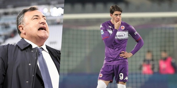 Fiorentina, Barone: "Nessuna offerta dalla Juve per Vlahovic"