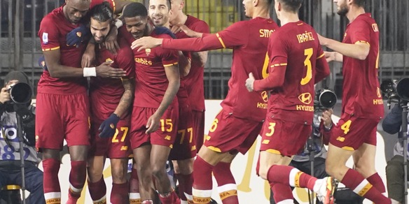 Empoli-Roma 2-4: doppietta di Abraham, Mourinho è sesto