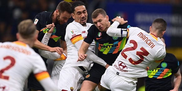 Dzeko, un record con il gol contro la Roma