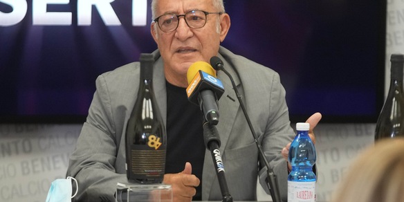 Benevento, Vigorito: "Non credo sia un gesto premeditato. La squadra è serena"