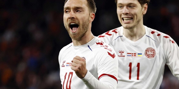 Favola Eriksen: in gol con la Danimarca nove mesi dopo il malore