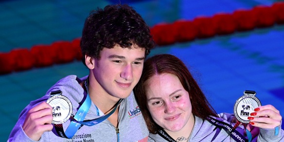Tuffi, Santoro da record: argento mondiale a 15 anni, che coppia con Pellacani Tuffi, Santoro da record: argento mondiale a 15 anni, che coppia con Pellacani