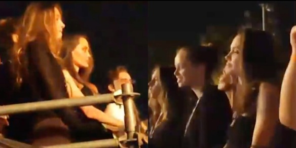 Angelina Jolie al concerto dei Maneskin: balla insieme alla figlia Shiloh