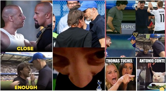 Conte contro Tuchel: dopo la rissa i social non perdonano!