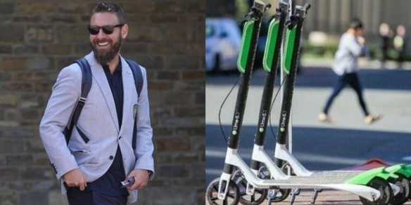 De Rossi, da giallorosso a green: gira per la Capitale col monopattino elettrico