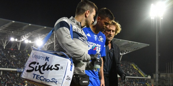 Empoli, stop per Grassi: il report medico
