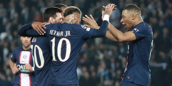 Psg-Maccabi Haifa 7-2: video highlights, Messi e Mbappé stellari!