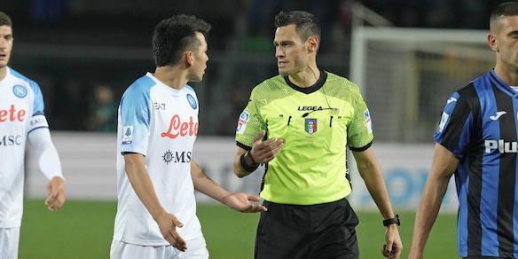 Moviola Atalanta-Napoli: Mariani, una fuga finale non da arbitro