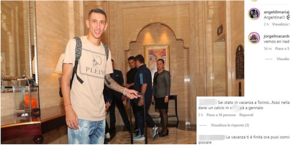 Di Maria al Mondiale: il post social fa infuriare i tifosi della Juve