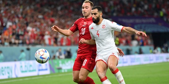Danimarca-Tunisia 0-0: vince l'equilibrio, Eriksen non incide